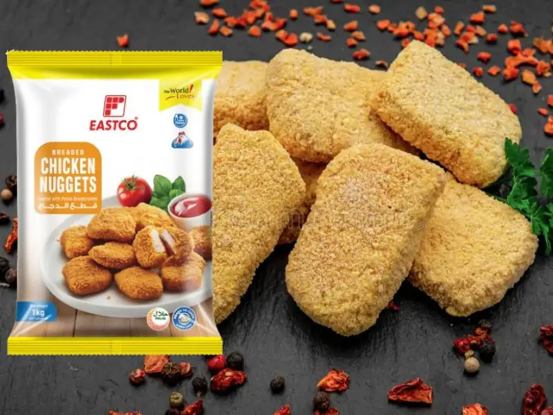 Frozen Chicken Nuggets EastCo brand 1 kg pkt 1 Frozen Chicken Nuggets EastCo price UAE Dubai Abu Dhabi