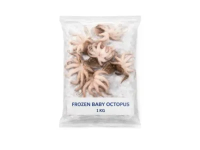 Frozen Baby Octopus 20/40 Cleaned IQF